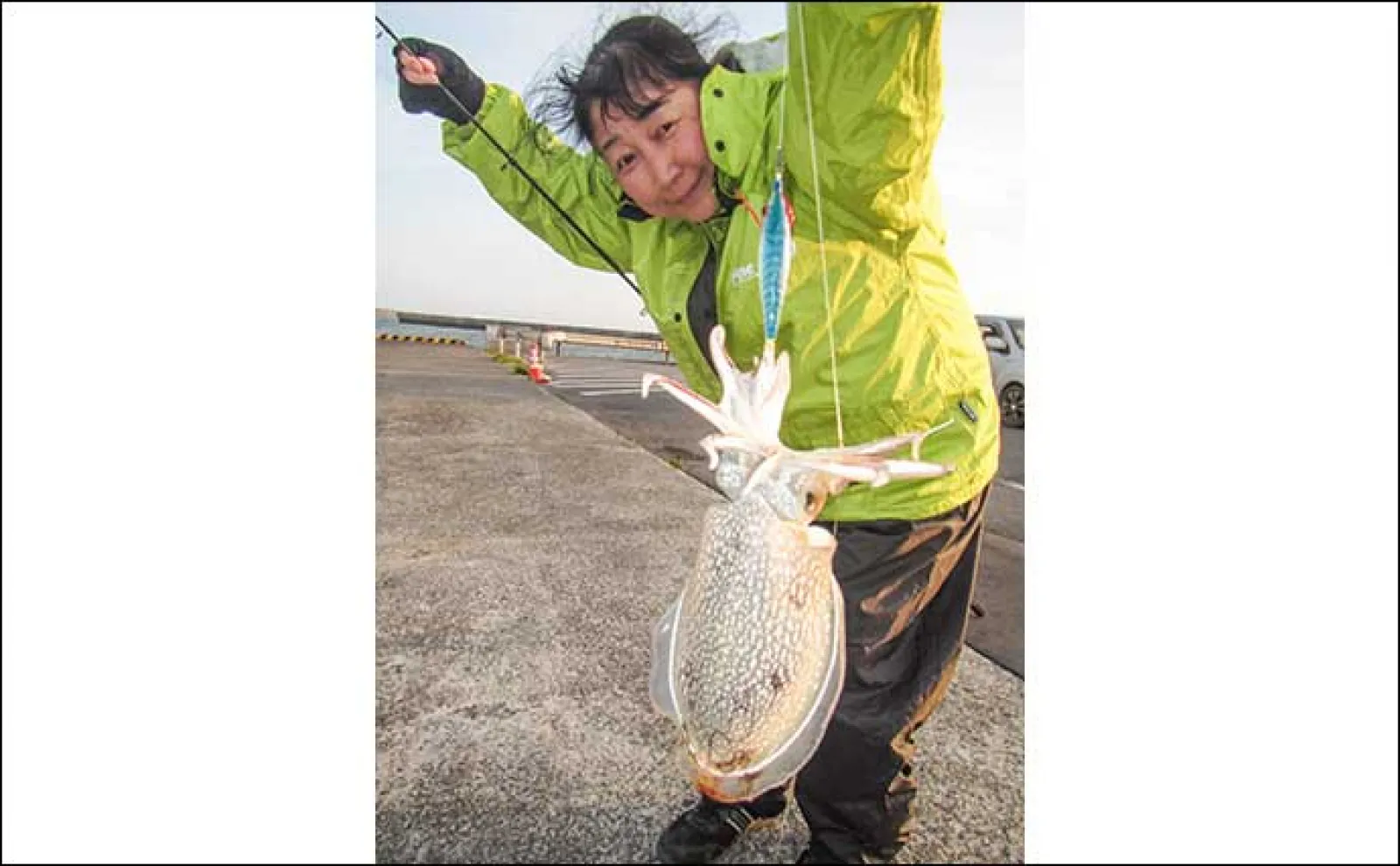コウイカエギングで300gシリヤケイカ【千葉・飯岡漁港】岸壁沿いのテクトロでヒット