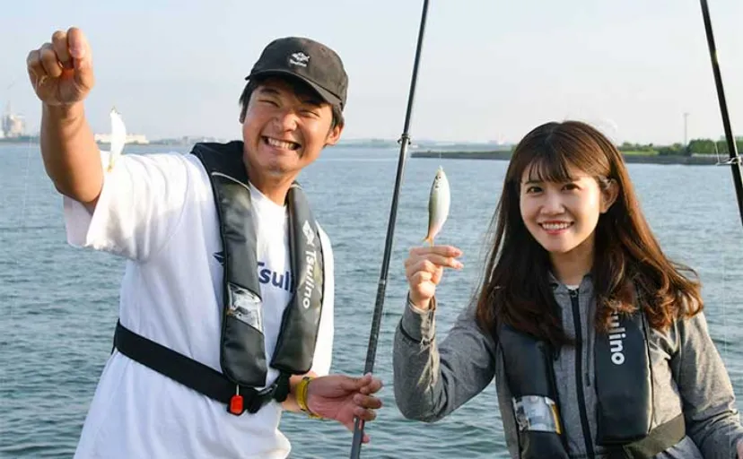 サビキ釣りでサッパ入れ食い【愛知・碧南海釣り広場】カーブフォールが有効？