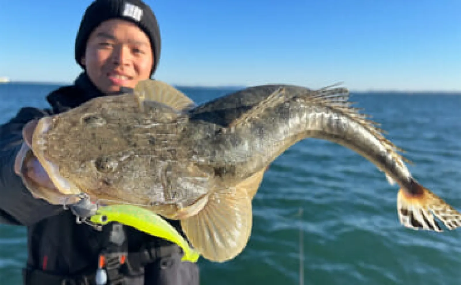 ボートルアーマゴチ釣行で本命連発【愛知・三河湾】GPSマッピング機能で群れ狙い撃ち