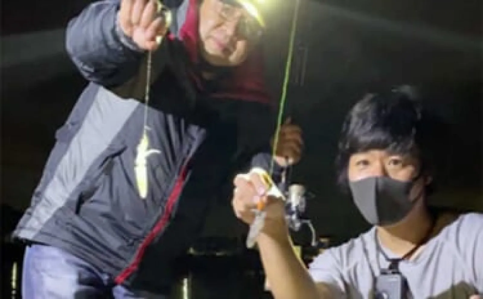 夜の堤防サビキ釣りでアジ３桁釣果【愛知・常滑港】エギングではヒイカもゲット
