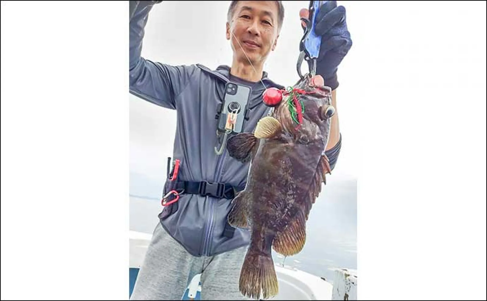 タイラバ&ジギング釣行で1mシイラにマダイに根魚と魚種多彩【三重・五カ所湾沖】