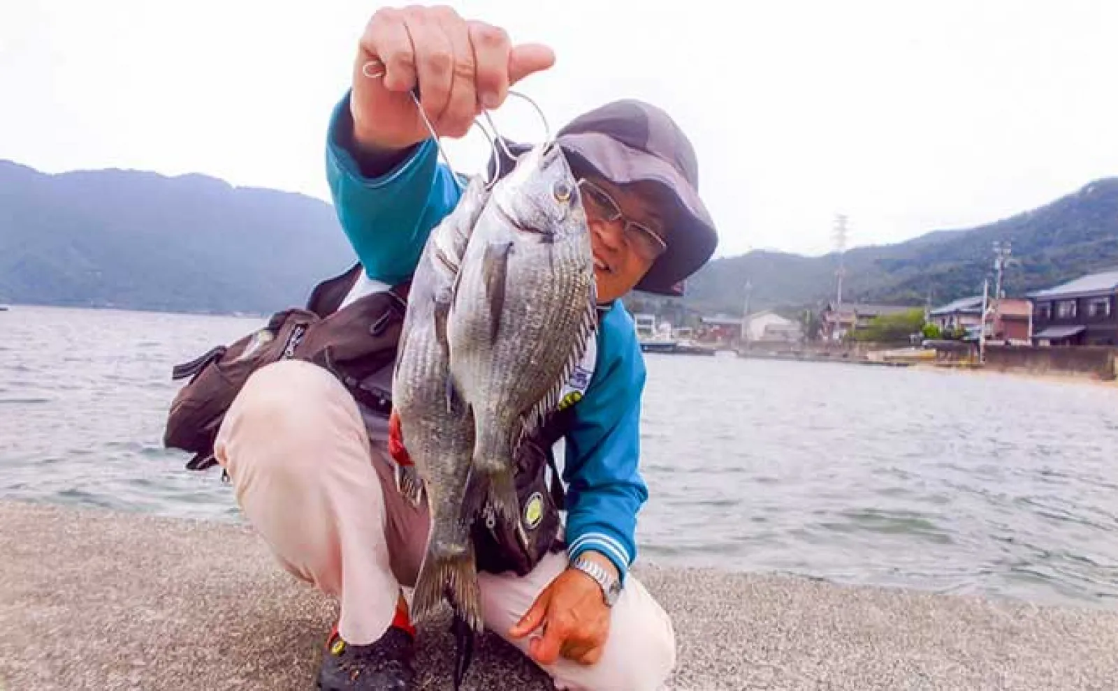 イカダからのダンゴ釣りでクロダイ20匹超え【福井・ハーバーツルガ】