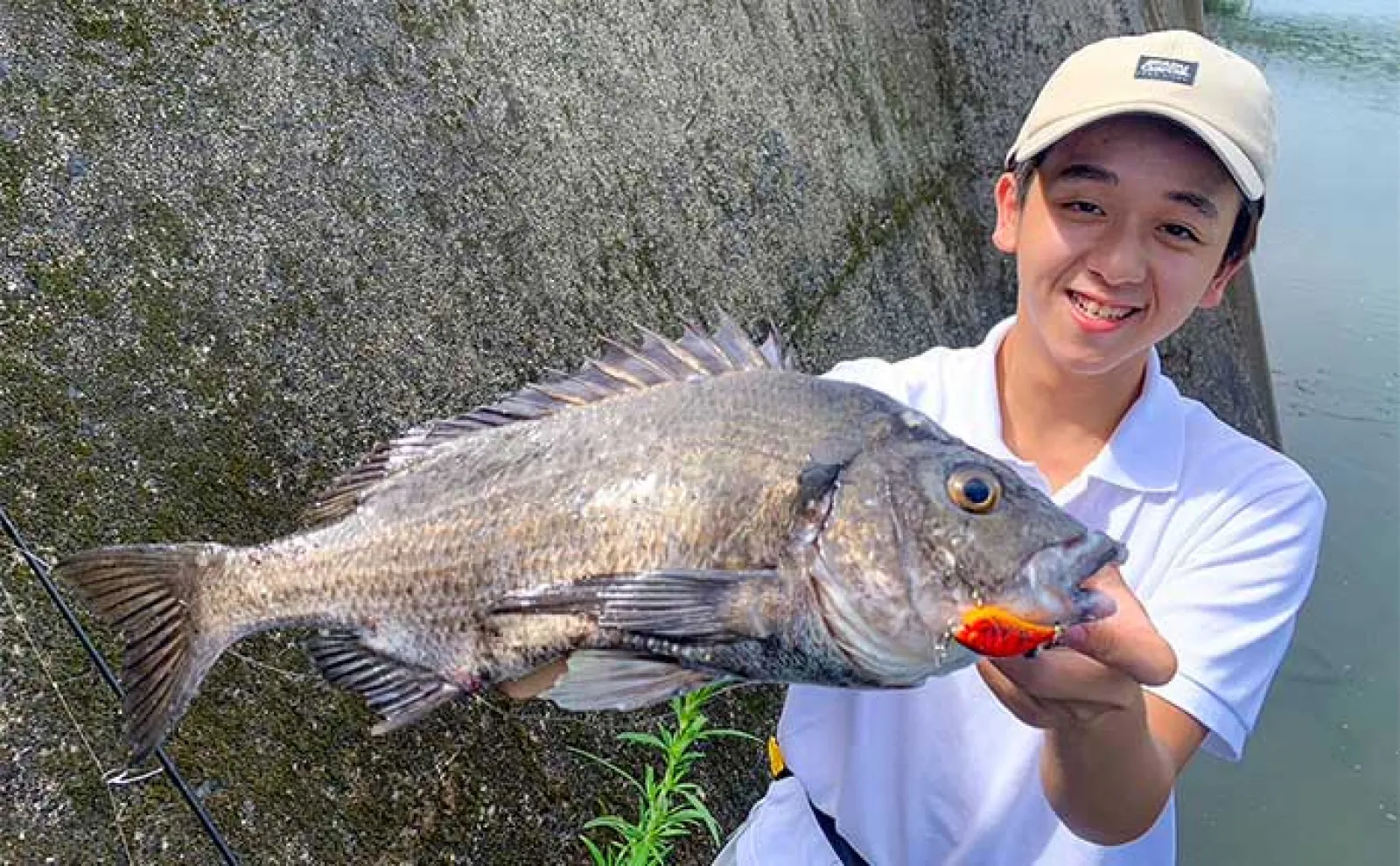 河川でのチニング釣行でチヌ連打【長崎】トップウォータープラグにヒット