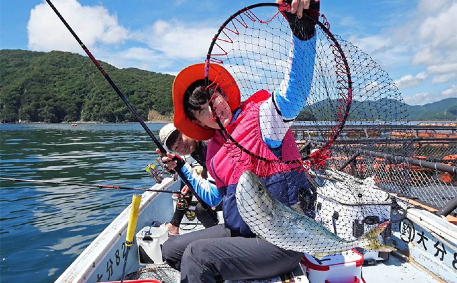 カセでのフカセ釣りでイサキにオオモンハタにクロと魚種多彩【大分】