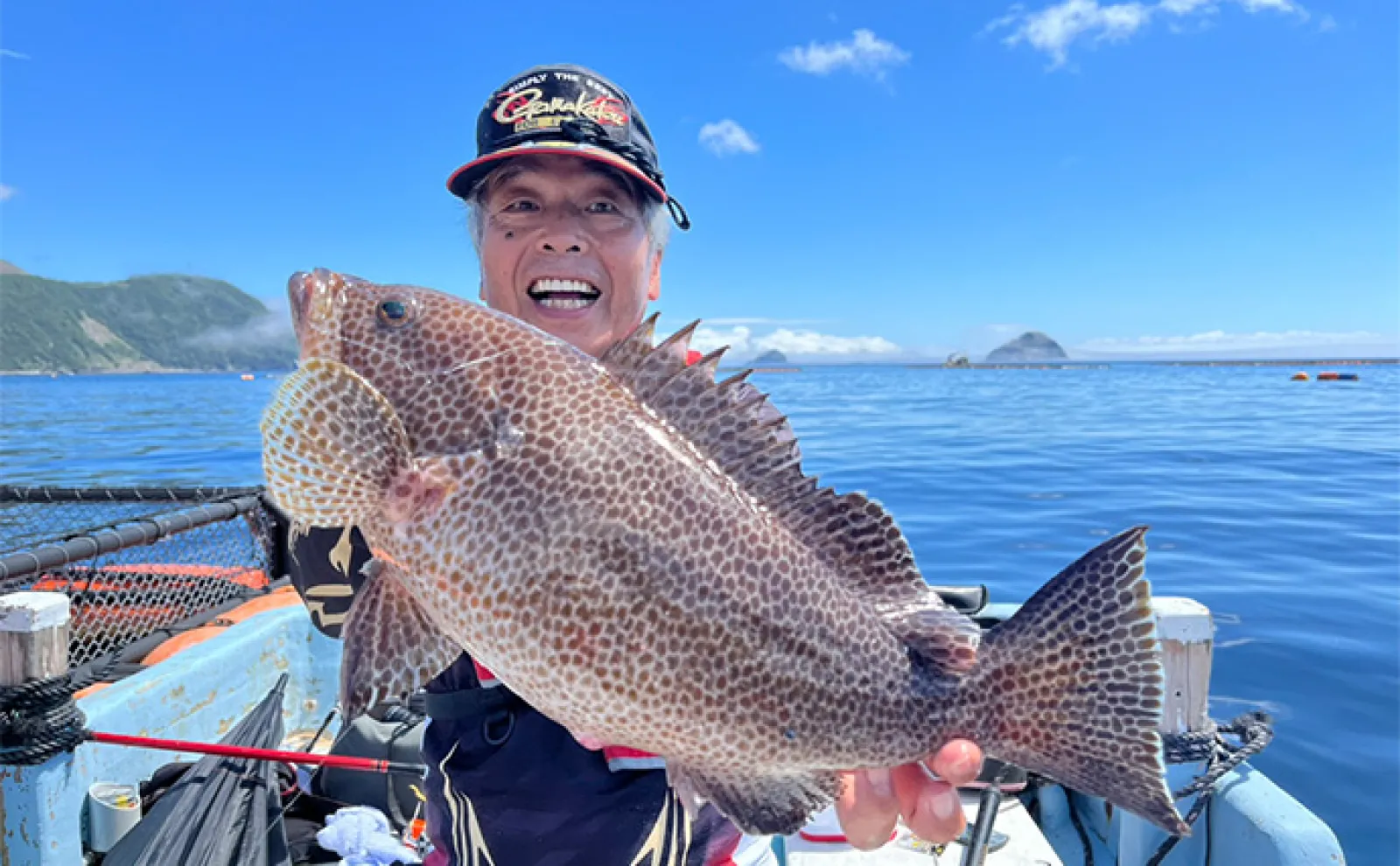 カセでのフカセ釣りでイサキにオオモンハタにクロと魚種多彩【大分】