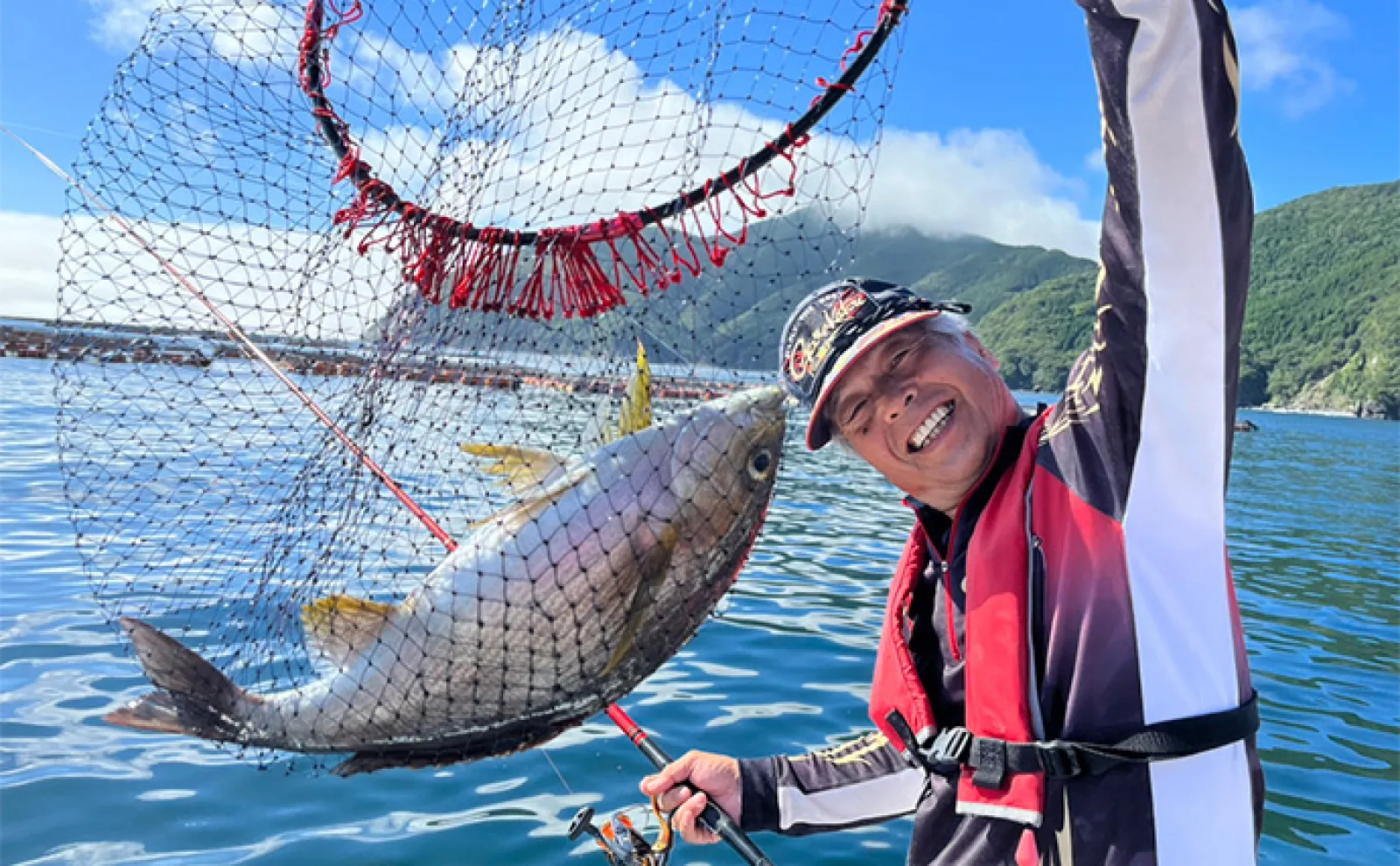 カセでのフカセ釣りでイサキにオオモンハタにクロと魚種多彩【大分】