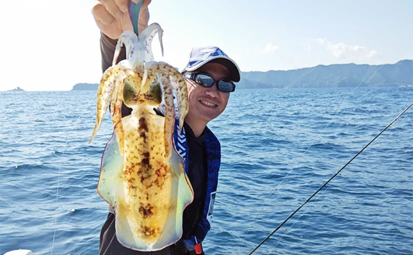 ティップランエギング釣行でアオリイカ24匹キャッチ【三浦・フィッシング光栄】