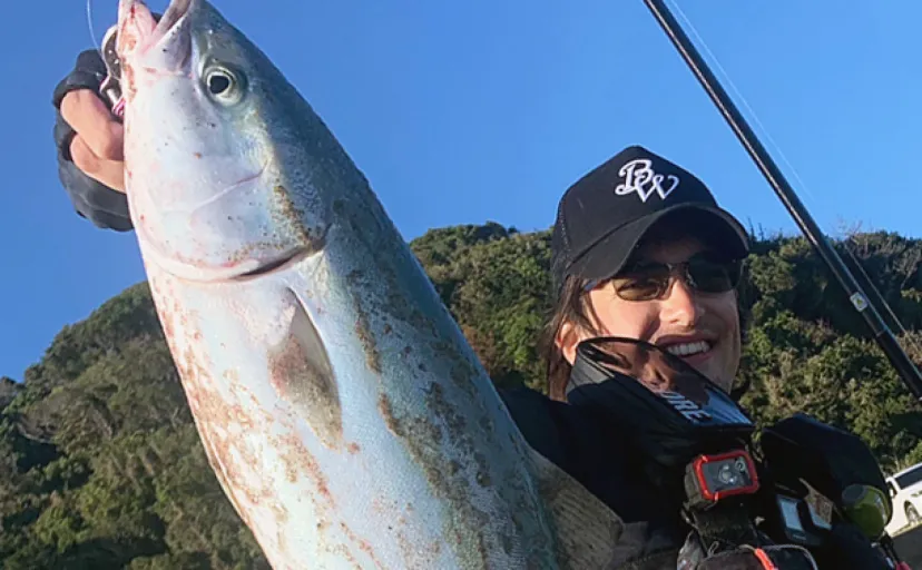 田原サーフでのルアー釣行でワラサ全員安打【愛知】ベイトは大量のサバ