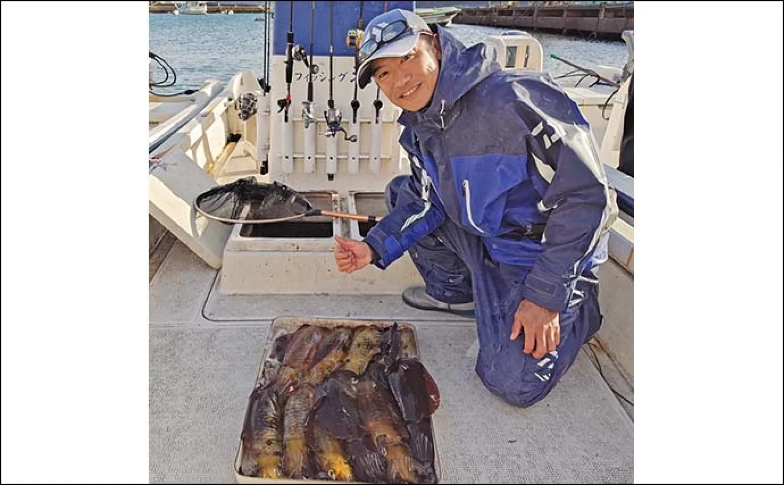 ボートティップランエギング釣行で900g頭に13匹【三重】沖の深場で連続ヒット