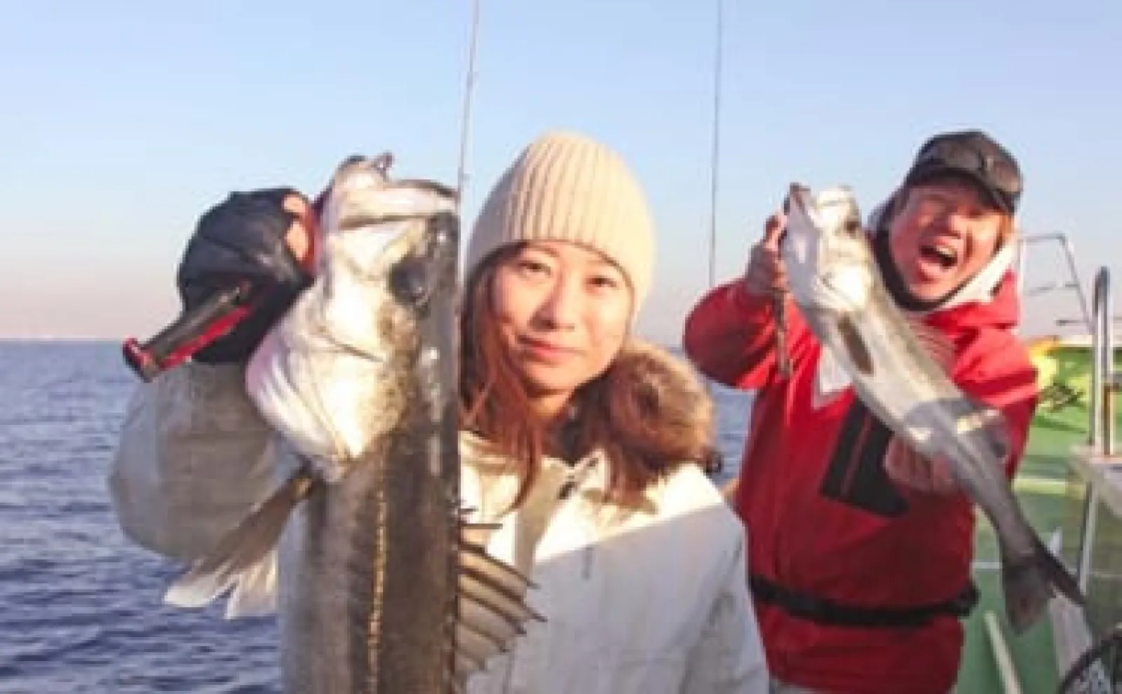 東京湾ジギングシーバス船で50〜60cm級中心に釣る人本命12尾【渡辺釣船店】