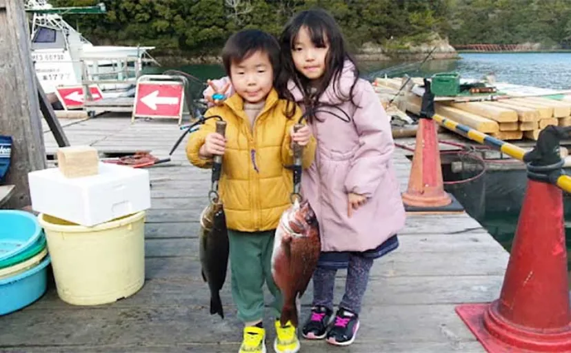 【海上釣り堀】家族で釣り体験満喫！マダイをキャッチ（三重・愛知）