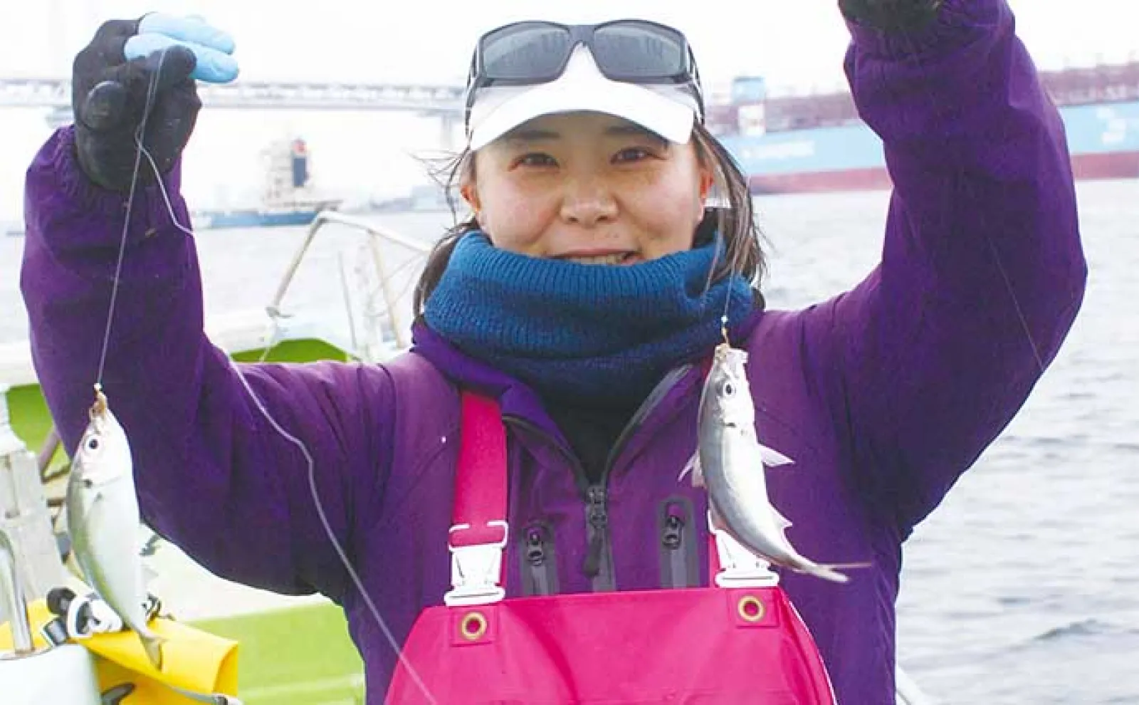 東京湾LTアジ釣りでトップ89尾【横浜・黒川本家】半日船でクーラー満タンに