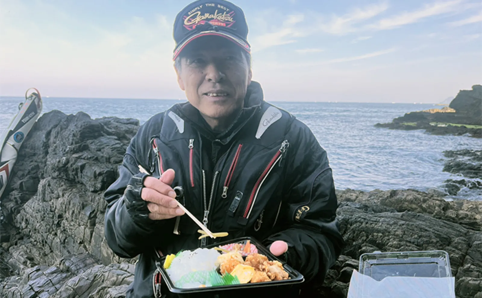 宮之浦での磯フカセ釣りで43cmクロ浮上【長崎】強気のやり取りが奏功