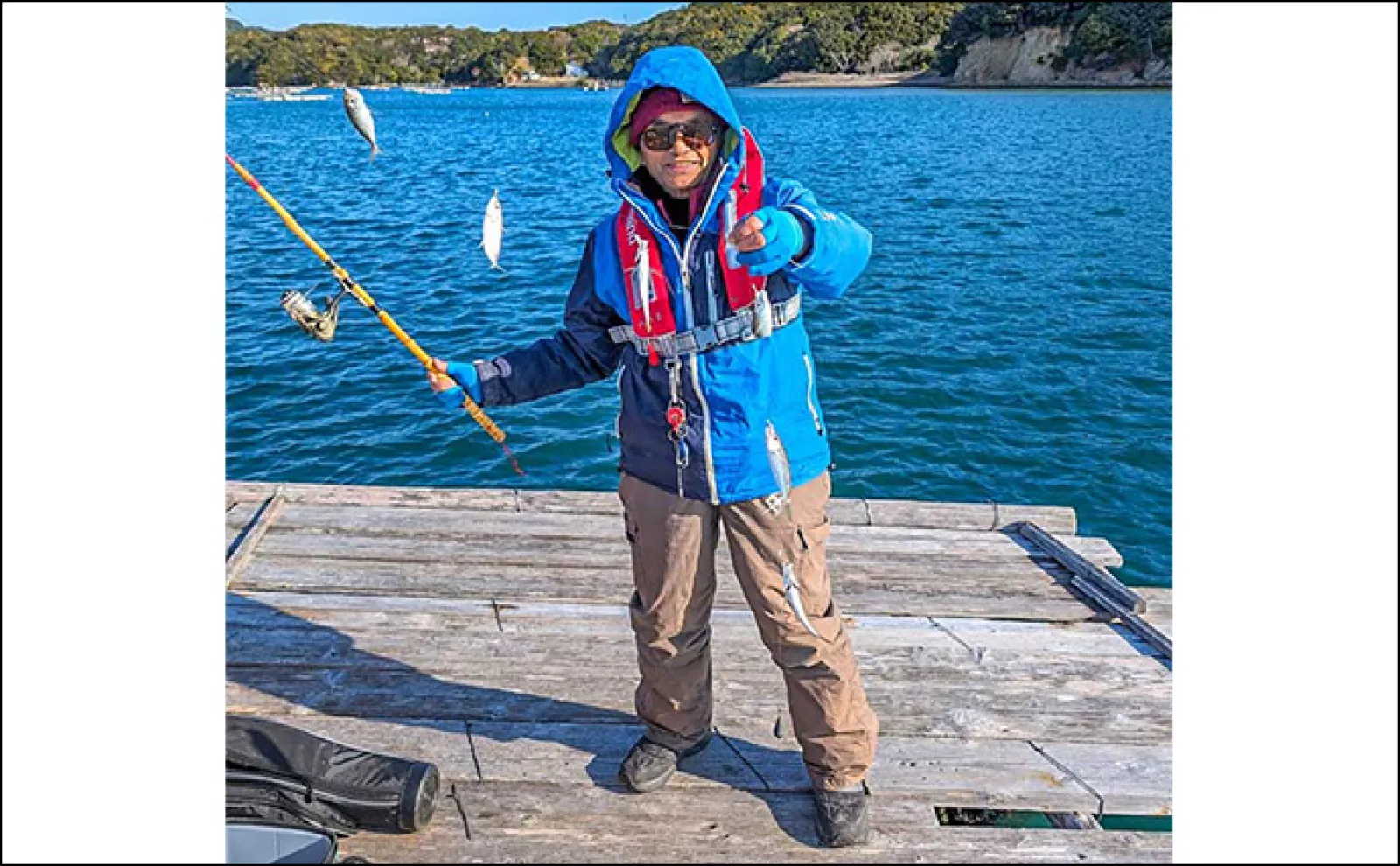 イカダでのサビキ釣りでアジが連発【三重】パーフェクト6点掛けも達成