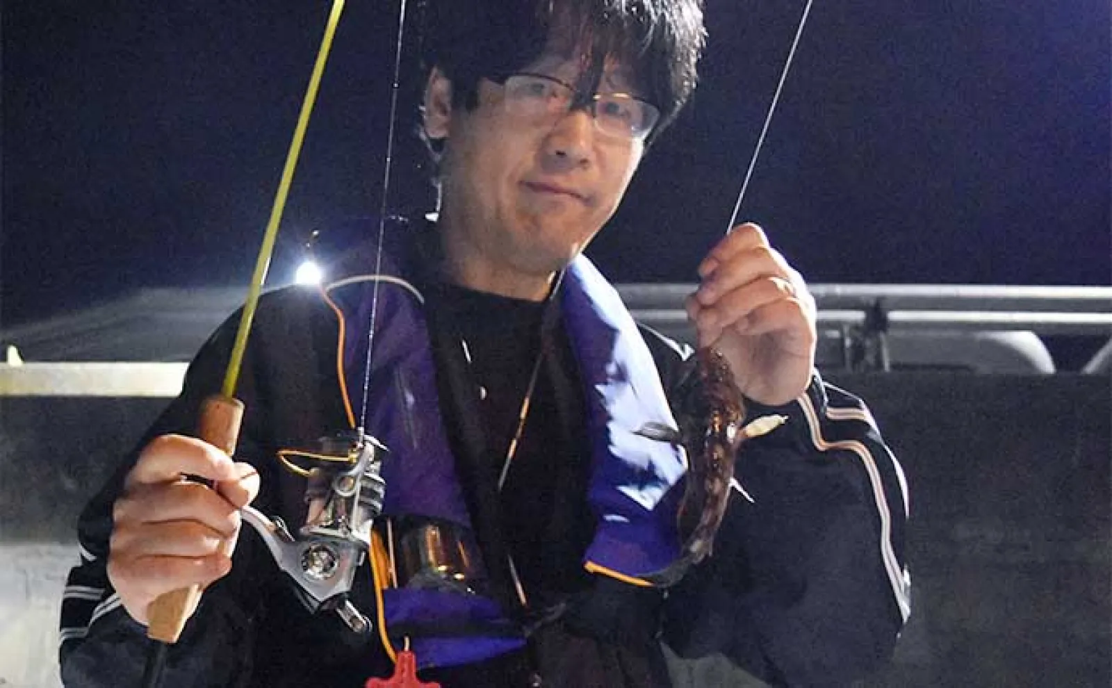 子供連れで楽しむ夜のボート釣行でカサゴにアジにシーバス【愛知・オーキッド】
