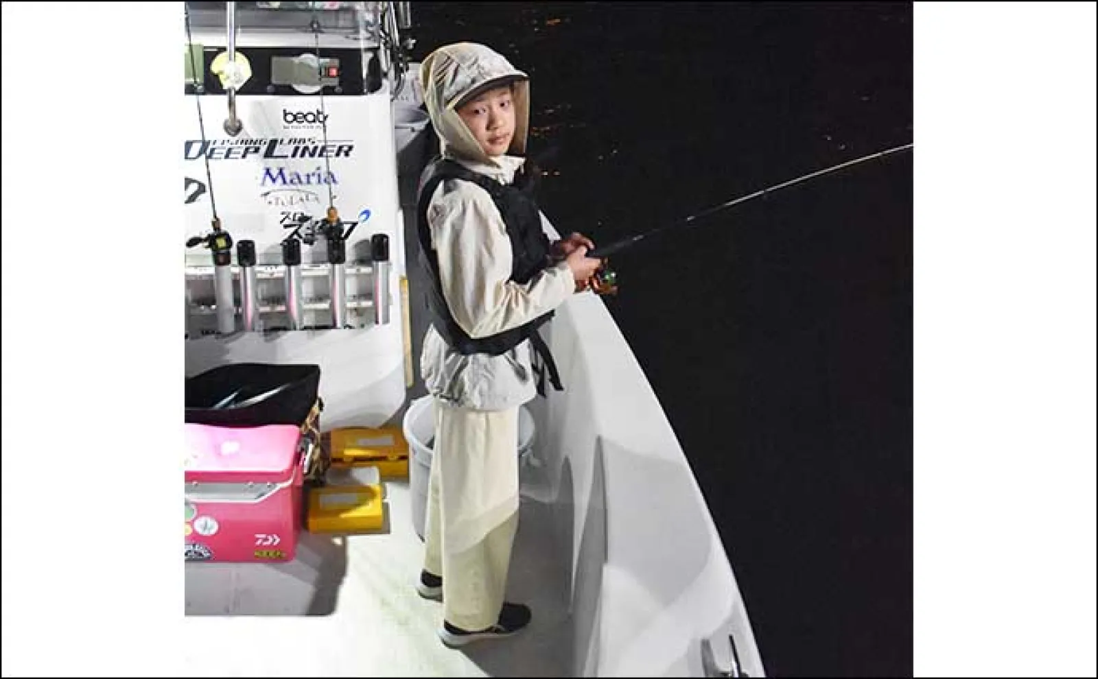 子供連れで楽しむ夜のボート釣行でカサゴにアジにシーバス【愛知・オーキッド】