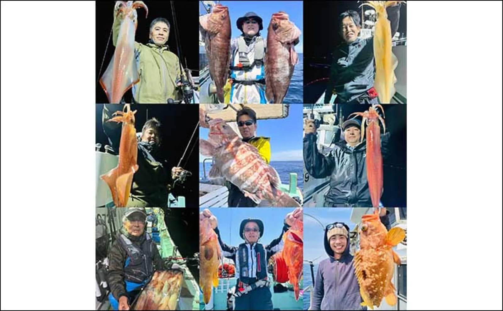 【船のエサ釣り最新釣果】イカを泳がせて10kgの高級魚アラ(クエ)をGET!