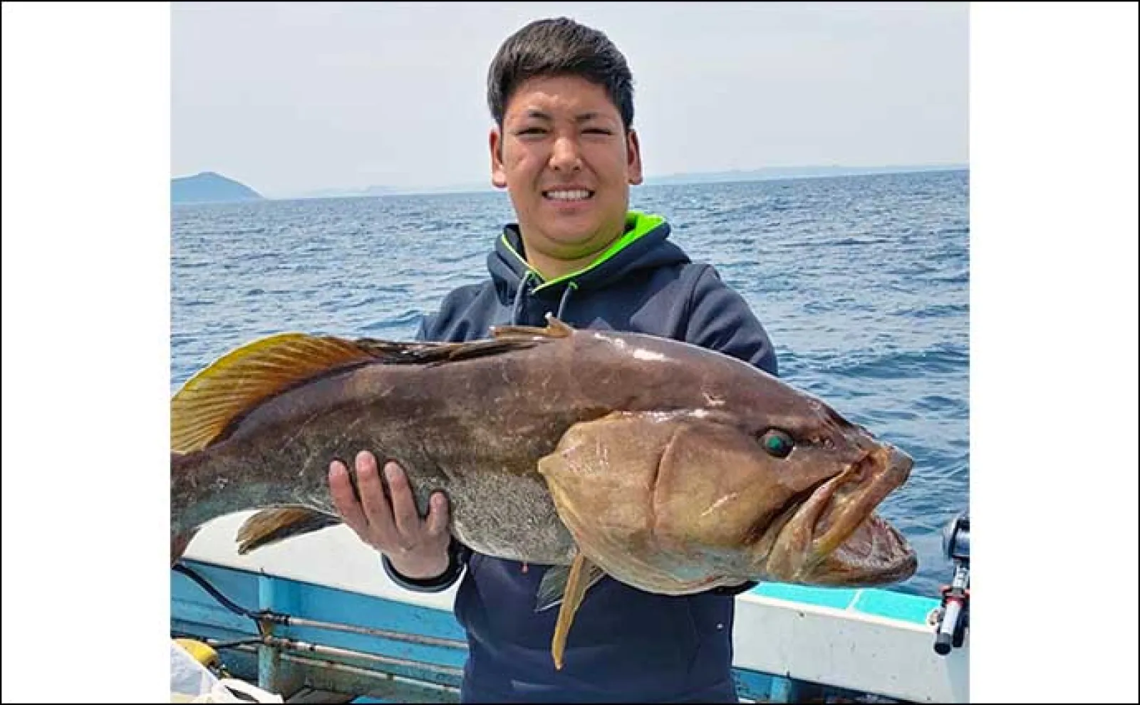 【船のエサ釣り最新釣果】イカを泳がせて10kgの高級魚アラ(クエ)をGET!