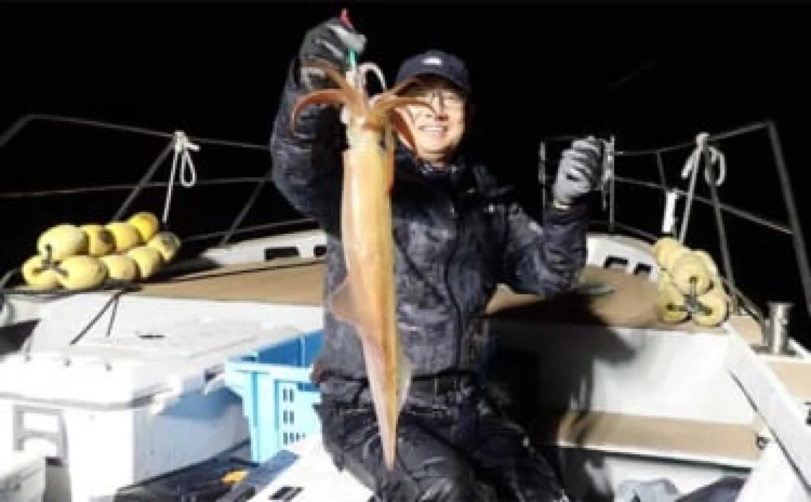 【夜焚きイカ釣果速報】釣れる日でヤリイカ80尾と調子上向き！（福岡）