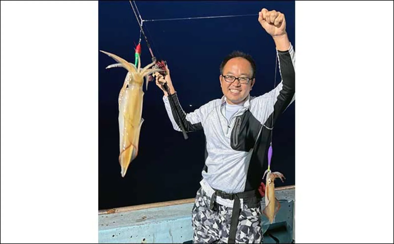【夜焚きイカ釣果速報】釣れる日でヤリイカ80尾と調子上向き!(福岡)