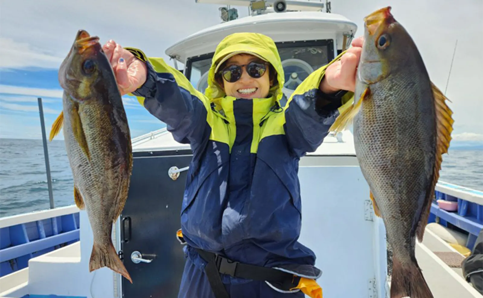 【船釣り釣果速報】大山沖でボリューム満点ジャンボイサキが絶好調(愛知)