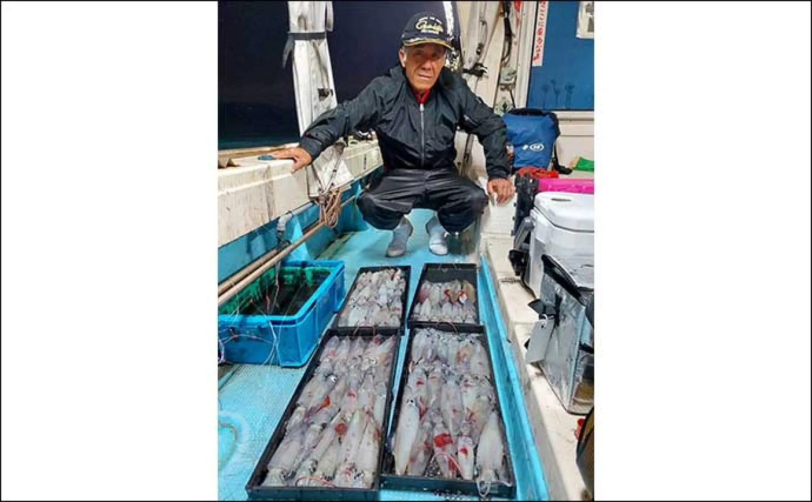 【夜焚きイカ釣果速報】釣る人ヤリイカ70尾前後と好調継続中(福岡)