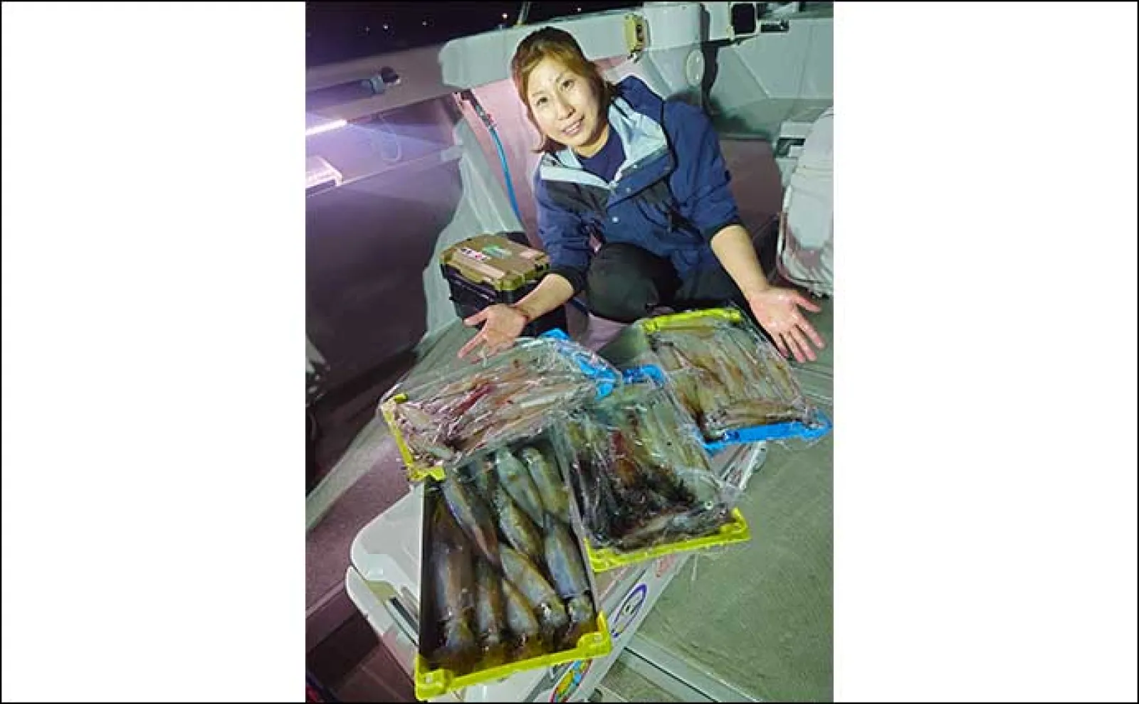 【夜焚きイカ釣果速報】釣る人ヤリイカ70尾前後と好調継続中(福岡)