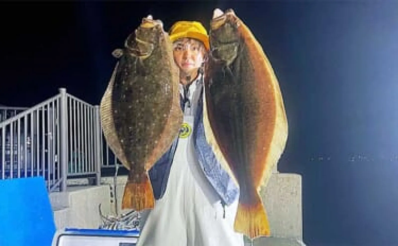 船での泳がせヒラメ釣りで3.7kg頭に良型2枚手中【新潟・海龍丸】大判は無念のバラシ