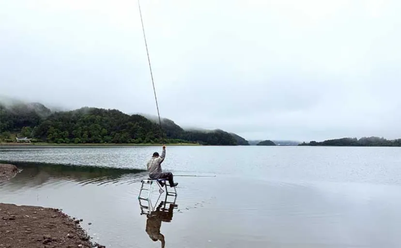 吉田康雄のザ・チャレンジへらぶな【大減水の河口湖で大型狙い#3】