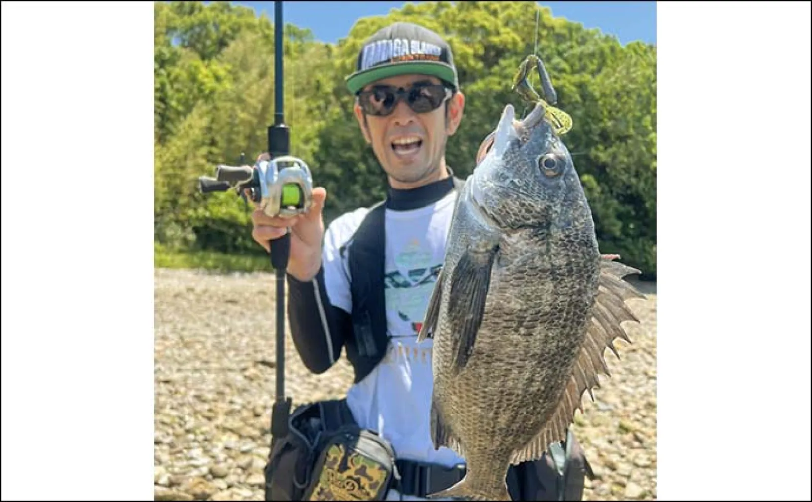 フリーリグでのチニング釣行でチヌ3尾キャッチ【熊本・三角半島】シャローでヒット