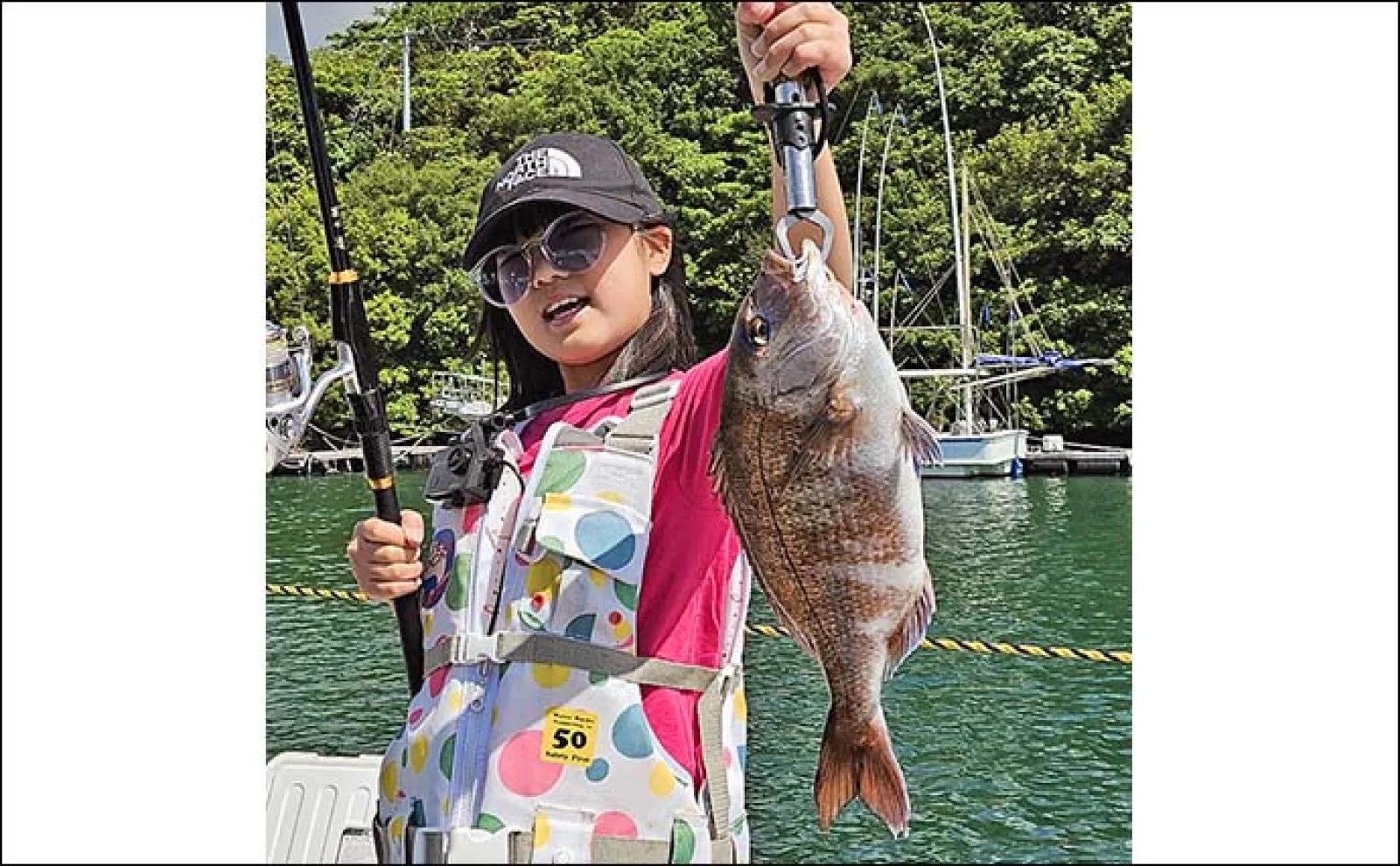 子連れ海上釣り堀釣行でマダイとジャンボシマアジ好捕【三重・フィッシングパークトリトン】