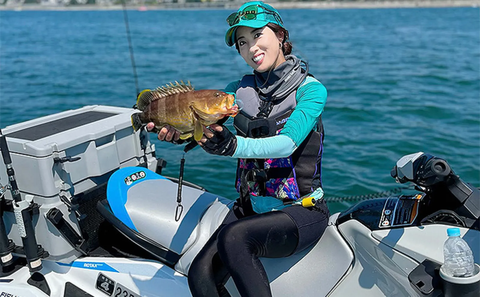 「カジキに引っ張られるのが夢!」岡田万里奈が語る【水上バイクフィッシングの魅力】