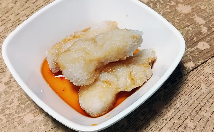 釣魚で作る「ビールのつまみ」レシピ：ヒブダイの唐揚げ　ポン酢でサッパリと