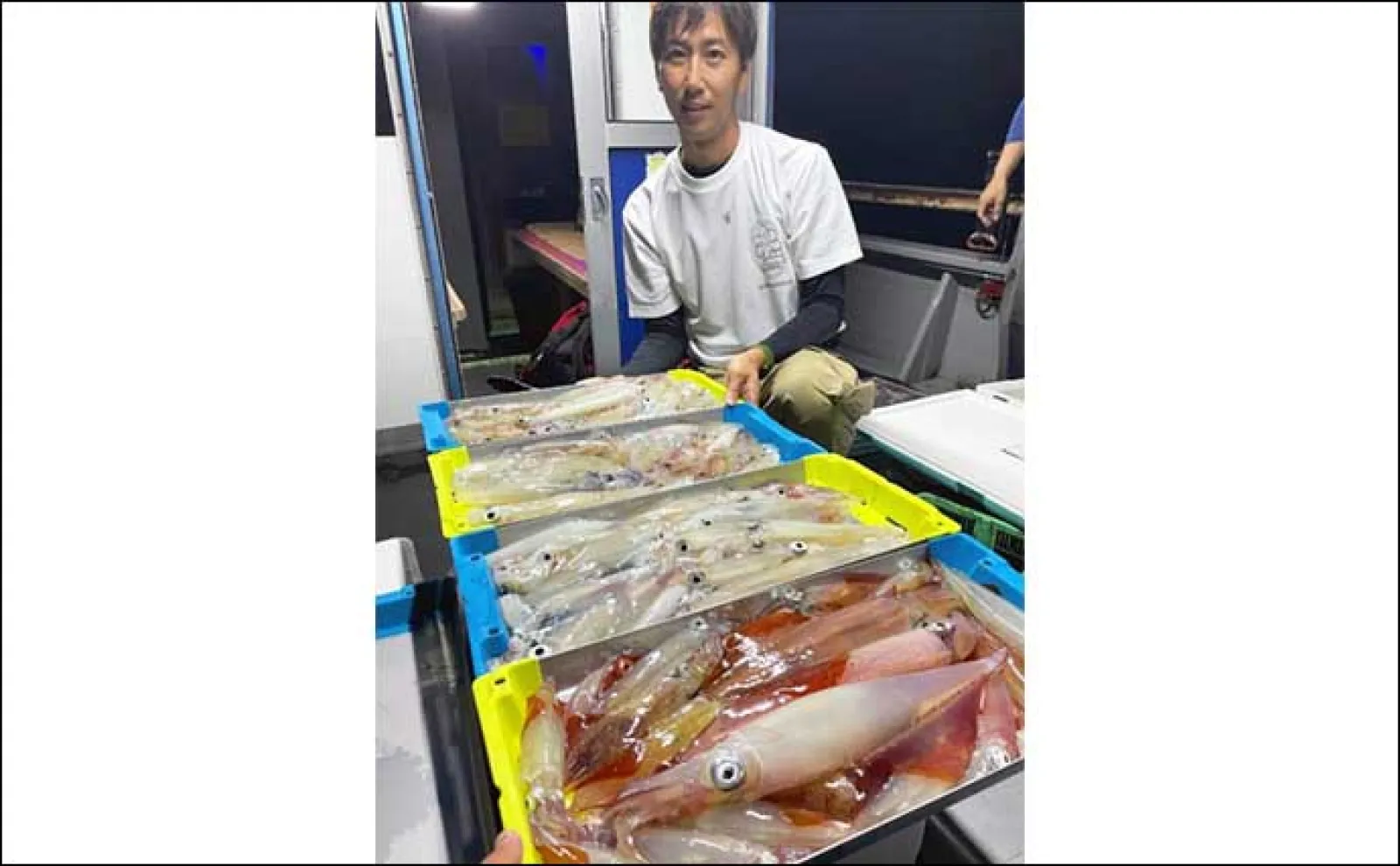 【夜焚きイカ釣果速報】釣る人でヤリイカ120尾前後!日により数にムラあり(福岡)