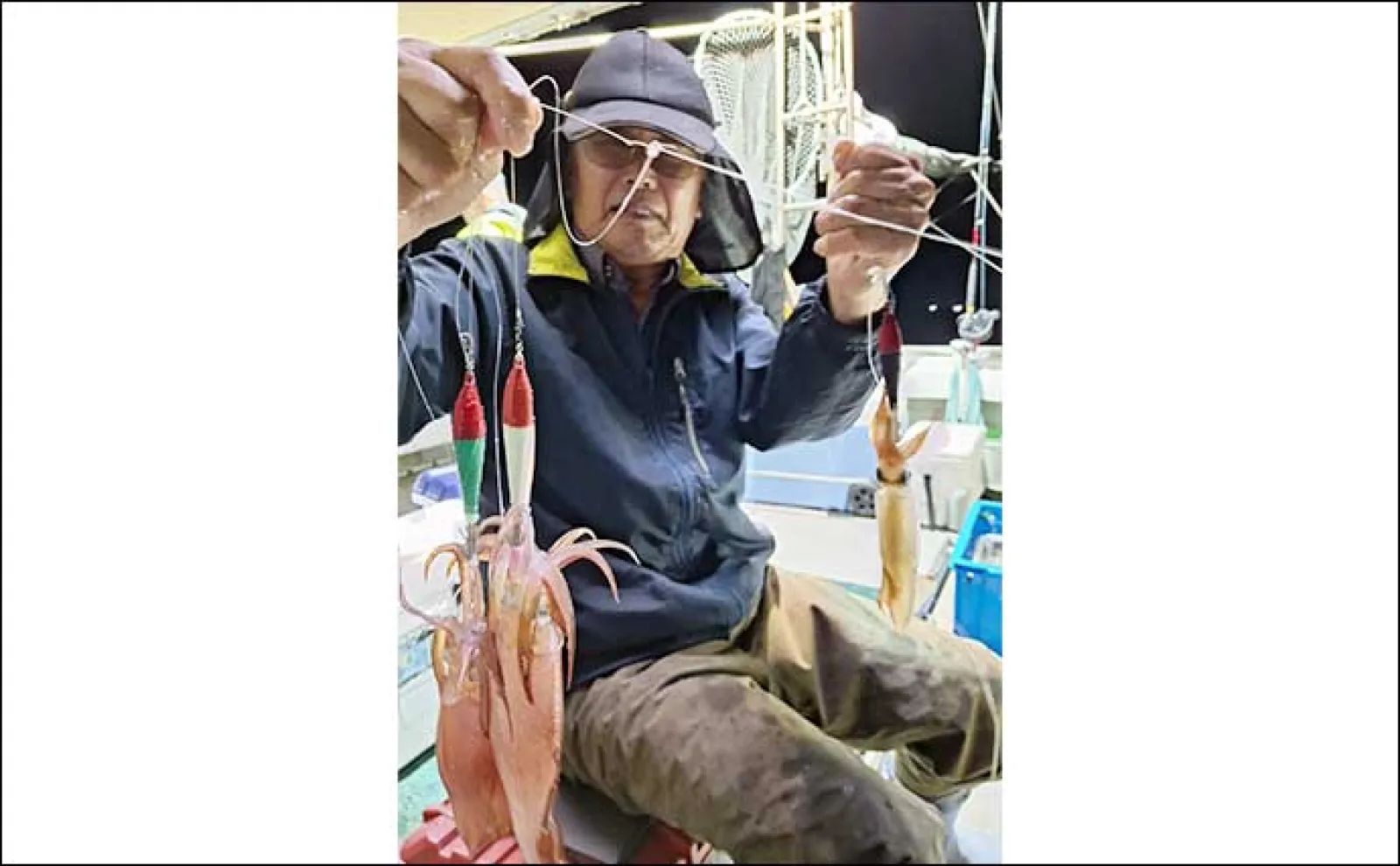 【夜焚きイカ釣果速報】釣る人でヤリイカ120尾前後!日により数にムラあり(福岡)
