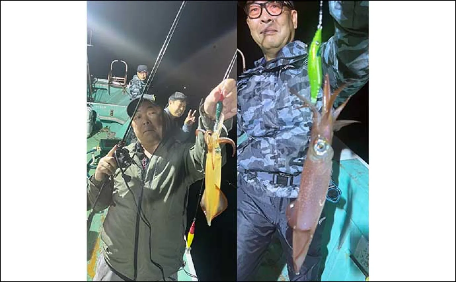 【夜焚きイカ釣果速報】釣る人でヤリイカ120尾前後!日により数にムラあり(福岡)