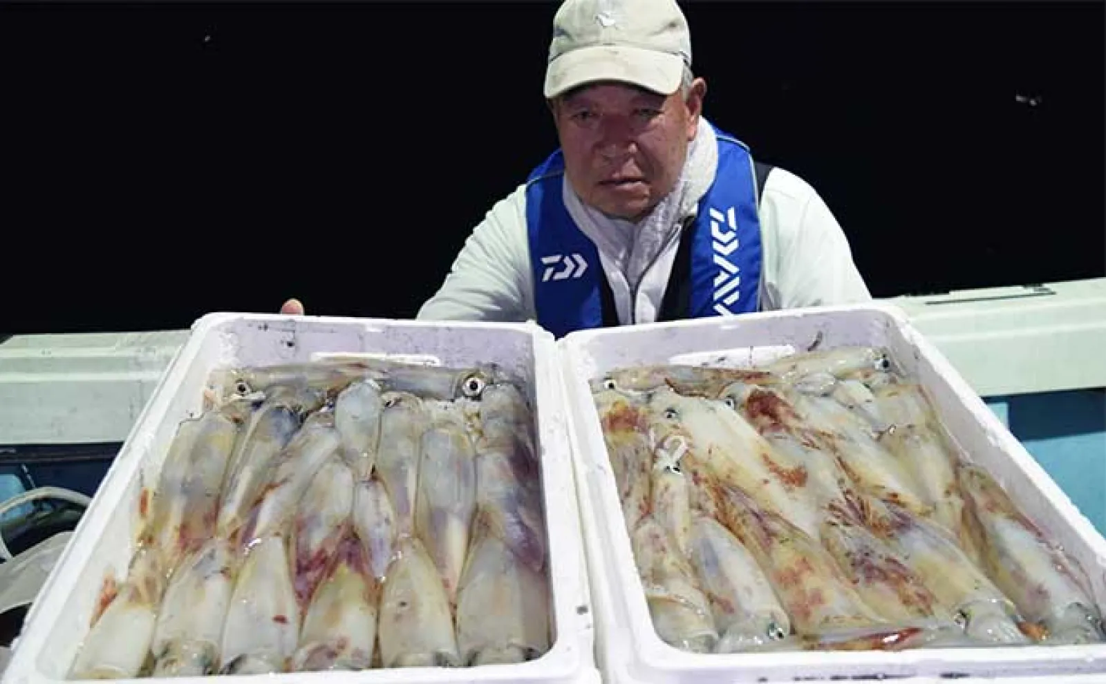 【夜焚きイカ釣果速報】釣る人でヤリイカ120尾前後!日により数にムラあり(福岡)