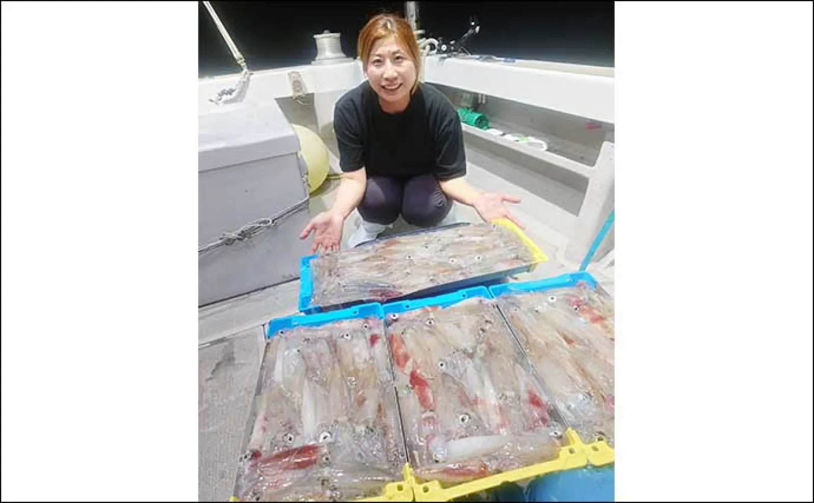 【夜焚きイカ釣果速報】釣る人でヤリイカ120尾前後!日により数にムラあり(福岡)