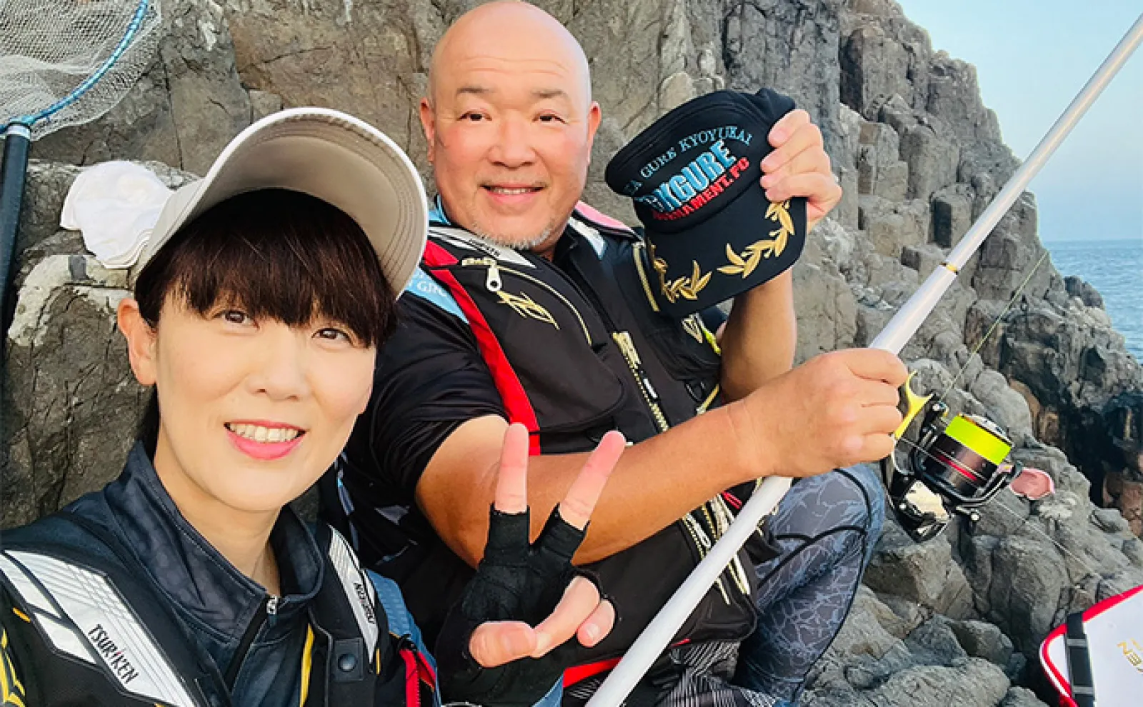 沖磯フカセ釣りで40cm超イサキとクロ手中【長崎・宮之浦】クロキツネザルのお陰?