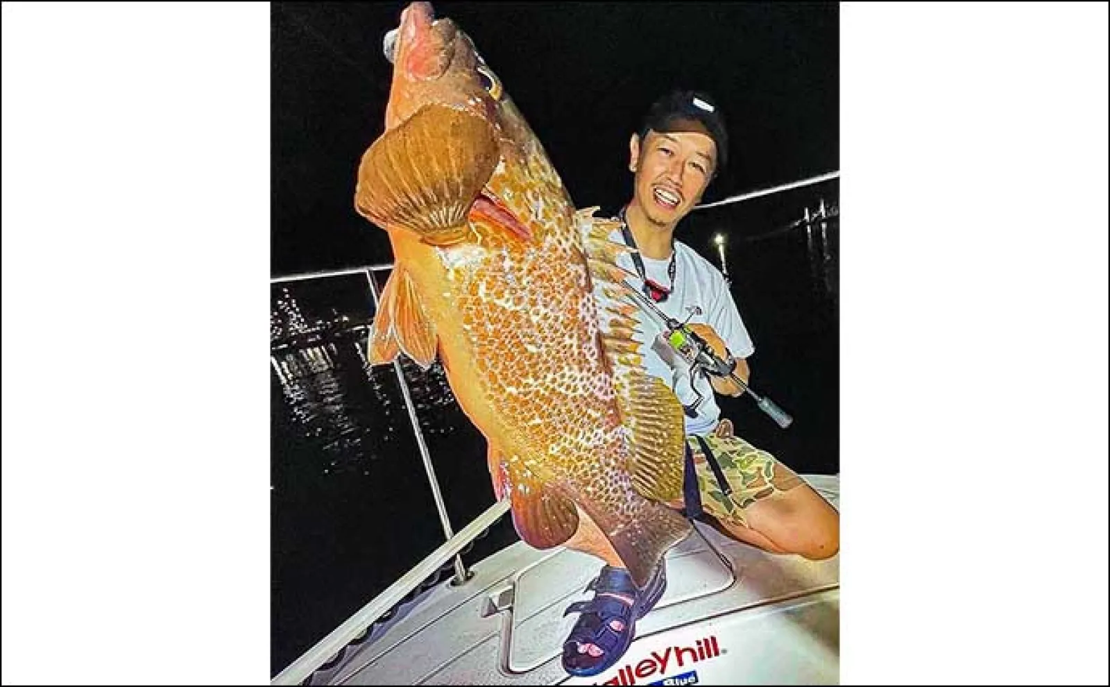 【沖釣り釣果速報】夜の名古屋港ルアーフィッシングで大型キジハタ浮上(愛知)