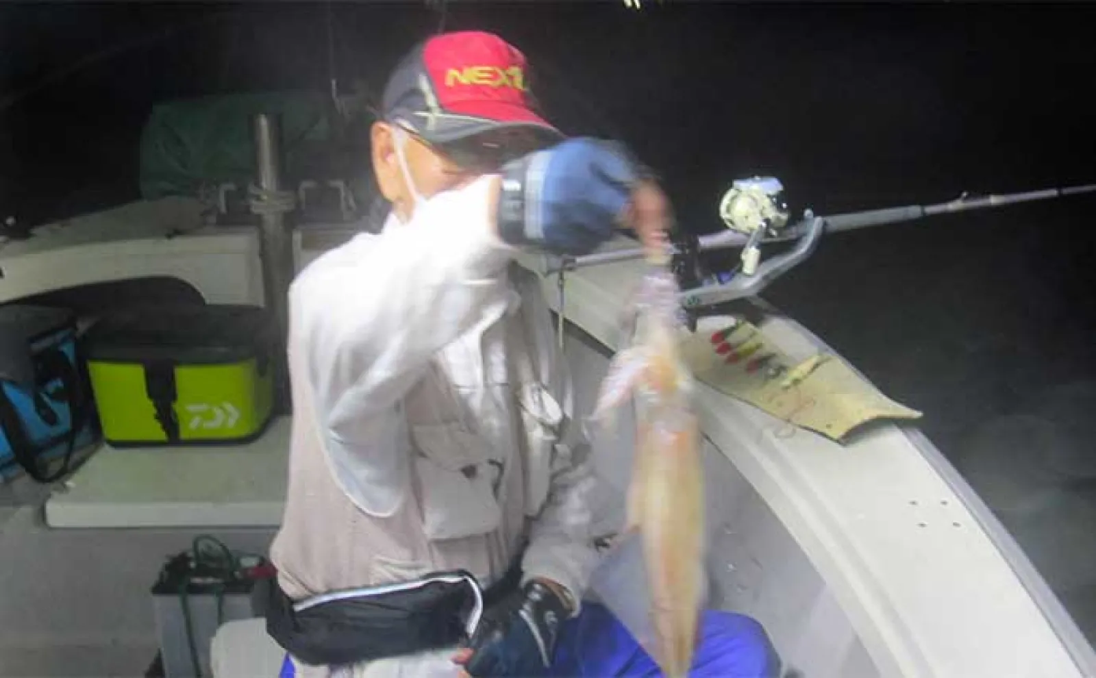 【夜焚きイカ釣果速報】胴突き・イカメタル共にクーラー満タン釣果!(福岡)