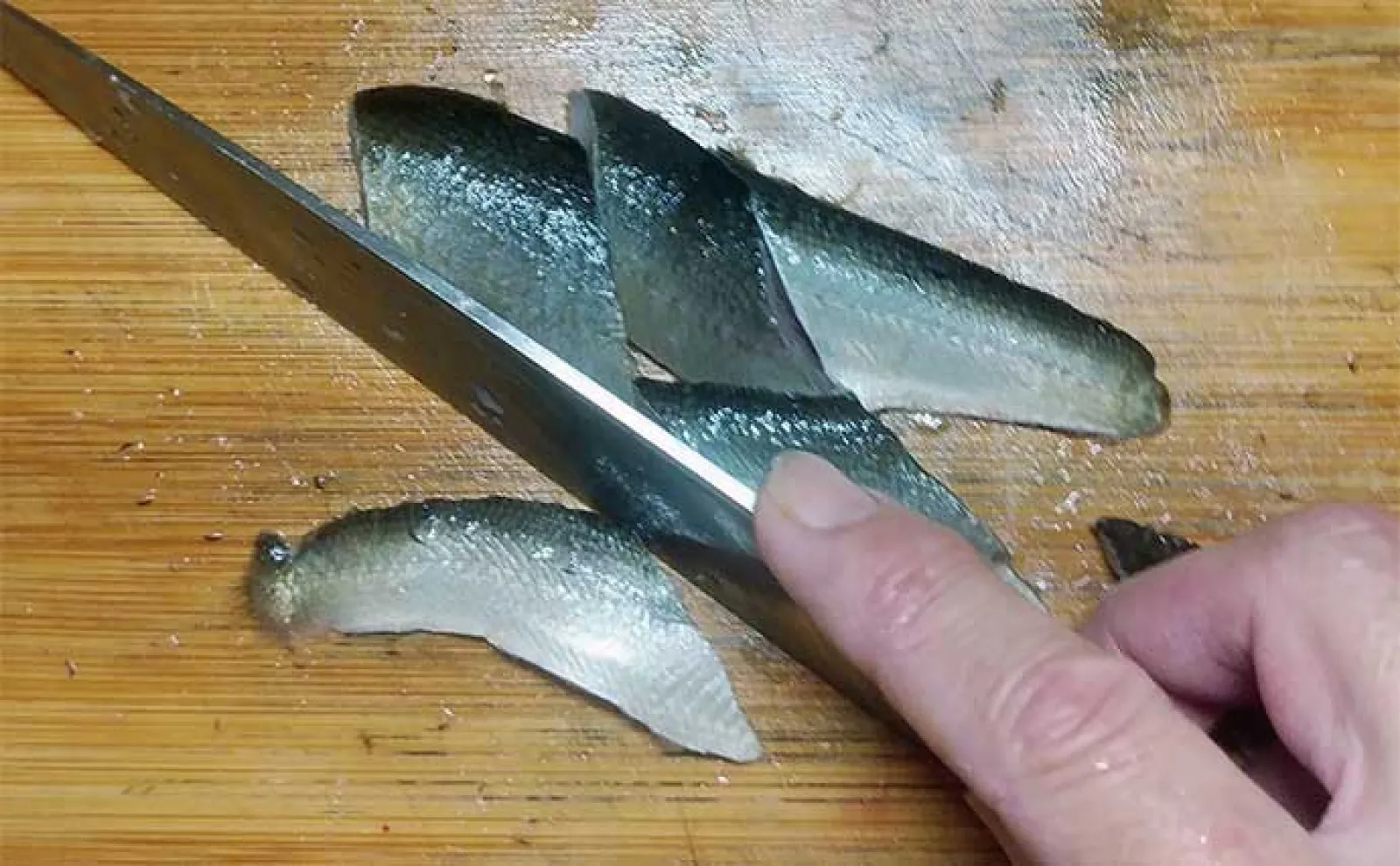 釣魚で作る「秋の味覚」レシピ:アユの酢ぬた おとりアユでも美味