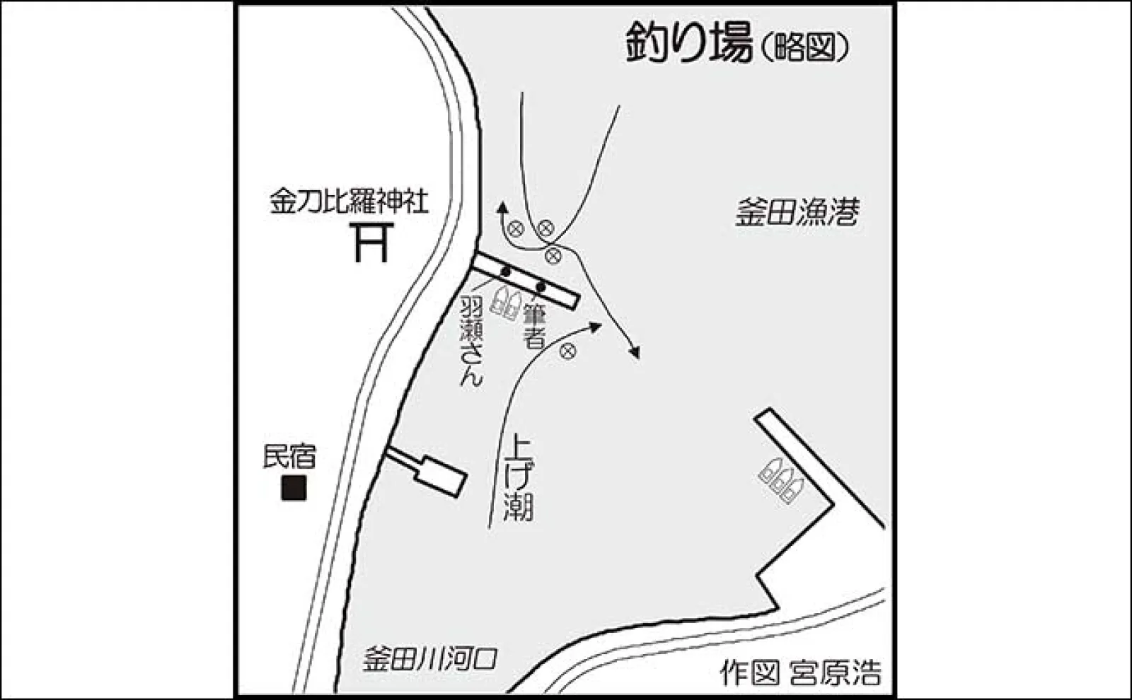 波止フカセ釣りで54cm頭に50cm超え「年無し」チヌ3連発!【長崎・釜田漁港】