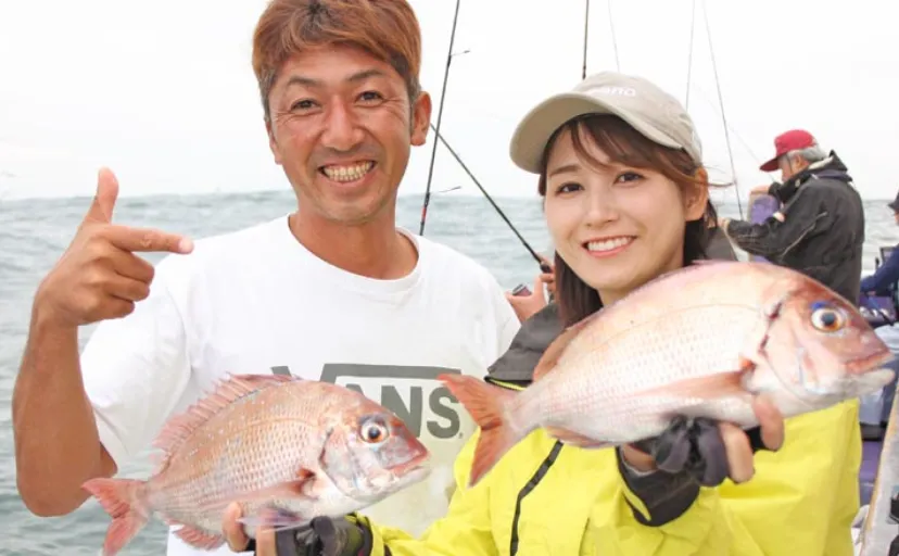 つる丸で秋の外房テンヤ釣り【千葉・大原】アベレージ1kgのマダイとゲストが続々登場
