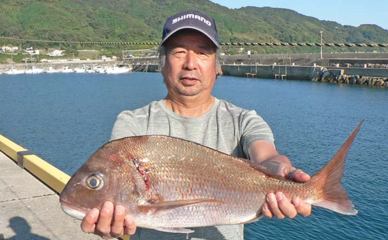 ホウジロ島での磯フカセ釣りで大型クロに良型マダイが続々ヒット!【山口】