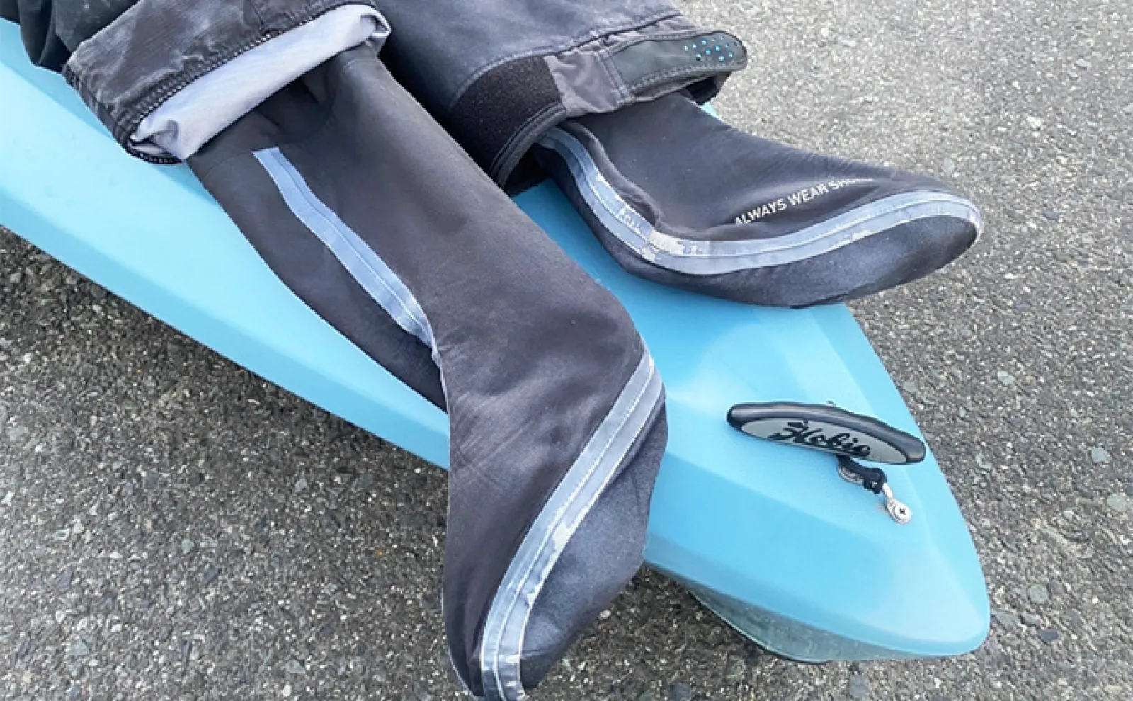 冬のカヤックフィッシングの【防寒防水アイテム】を徹底解説 上下分割