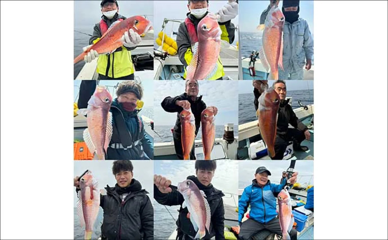 【船のエサ釣り釣果速報】響灘のアマダイ五目便で大型本命が好反応!(福岡)