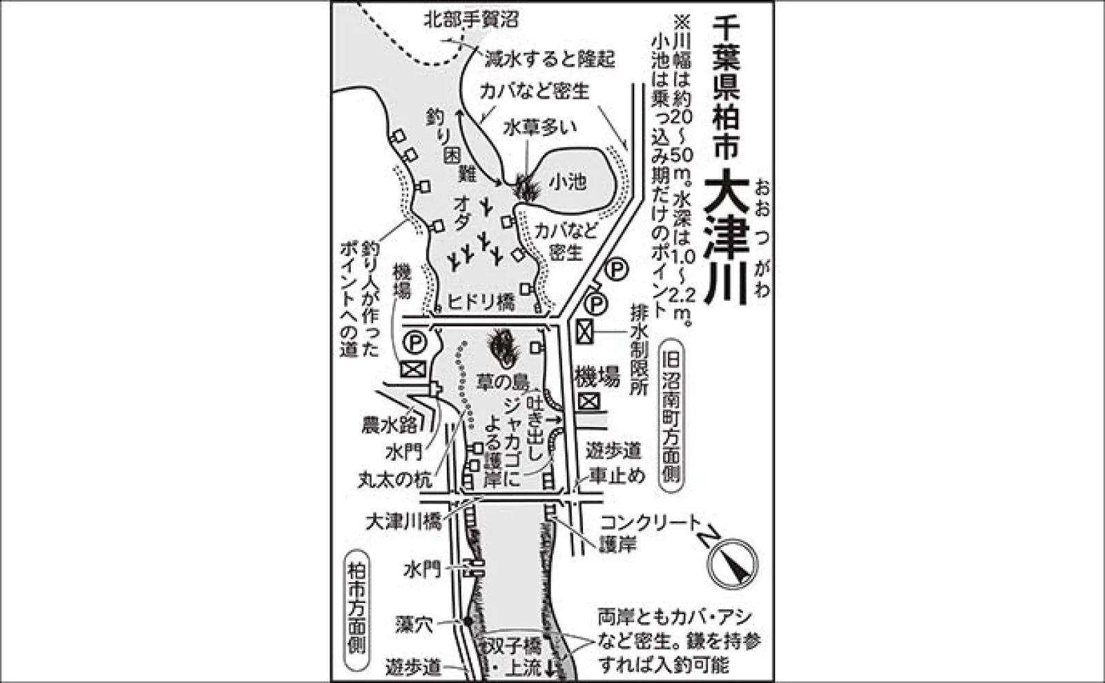 今週のヘラブナ推薦釣り場2025【千葉県・大津川】