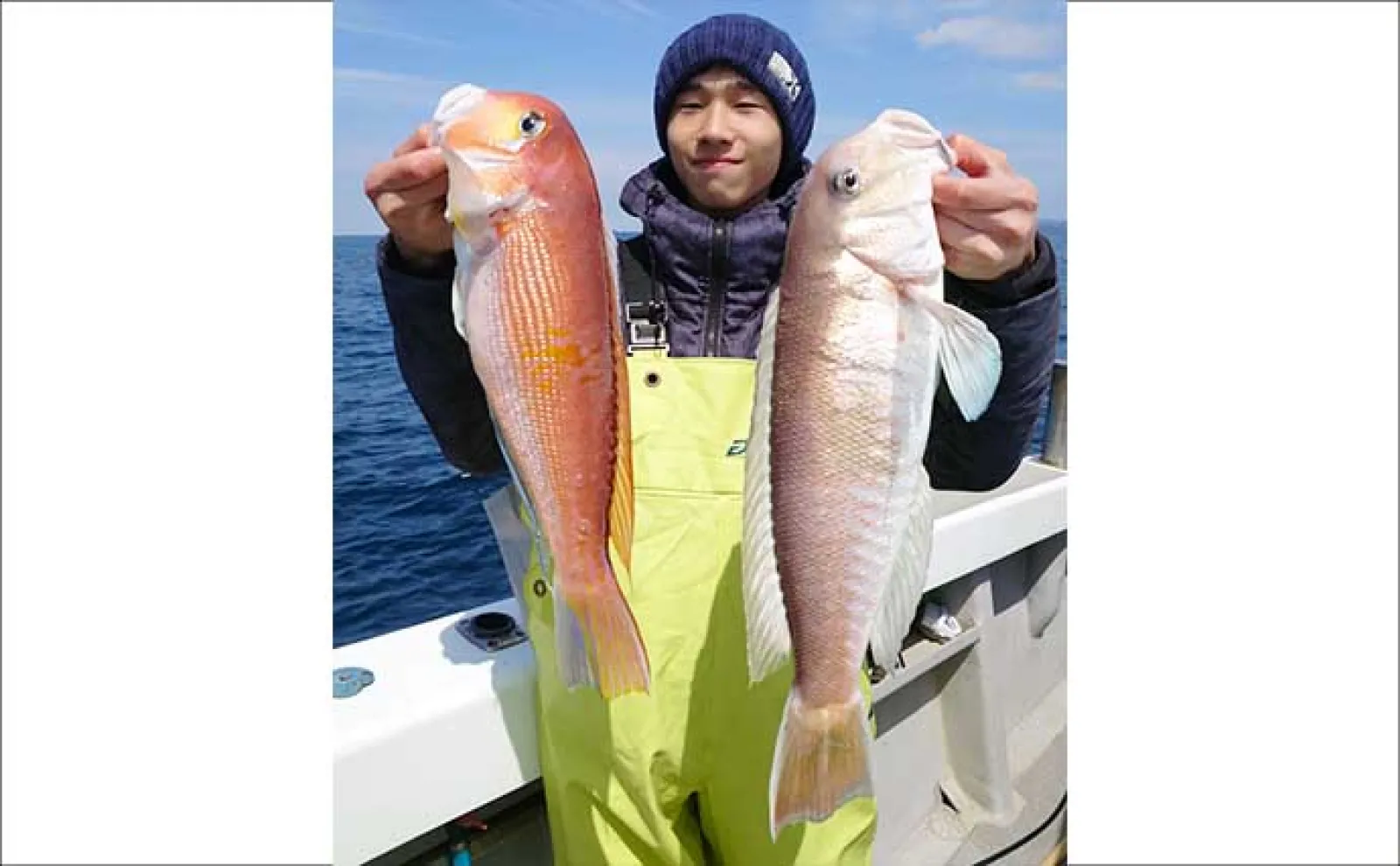【船のエサ釣り釣果速報】響灘のアマダイ五目便でシロ・アカ共にゲット！（福岡）