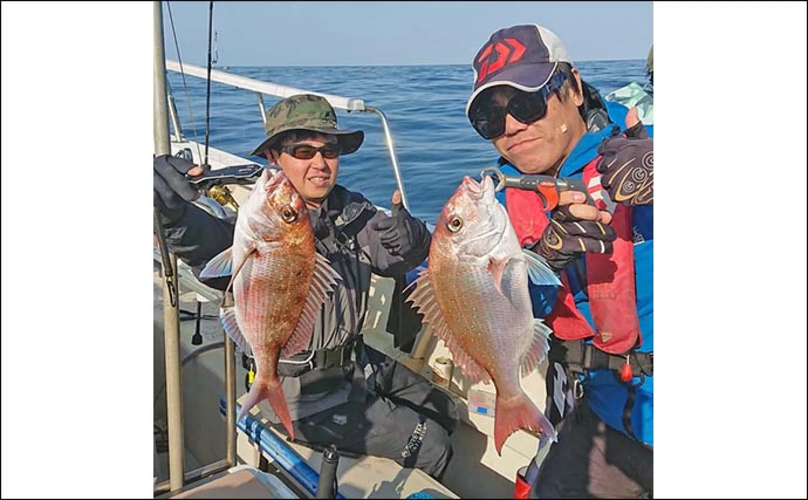 タイラバ釣行で本命のマダイを連続キャッチ！【福井・茱崎沖】潮風の変化が釣果を後押し